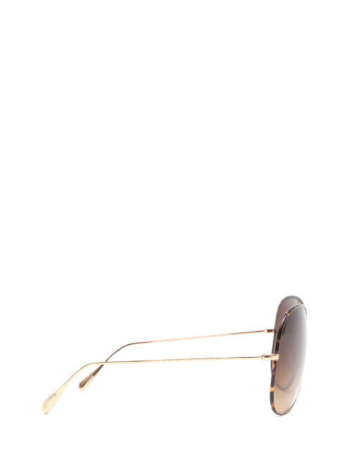 Cолнцезащитные очки в оправе из металла  - Обтравка2