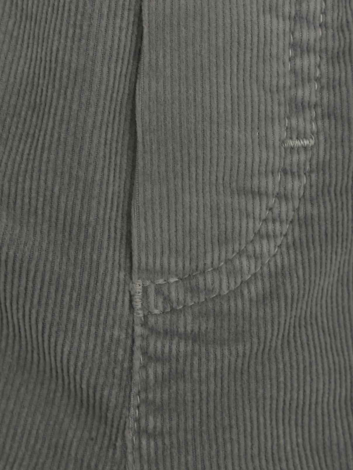 Утепленные вельветовые брюки Il Gufo  –  Деталь1  – Цвет:  Серый