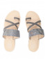 Комбинированные сандалии из кожи с узором Joop  –  Обтравка4