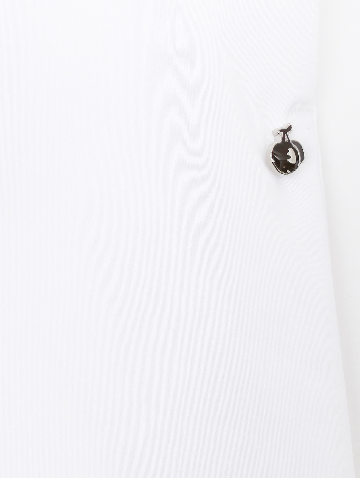 Юбка-миди из хлопка с поясом BOSCO  –  Деталь  – Цвет:  Белый