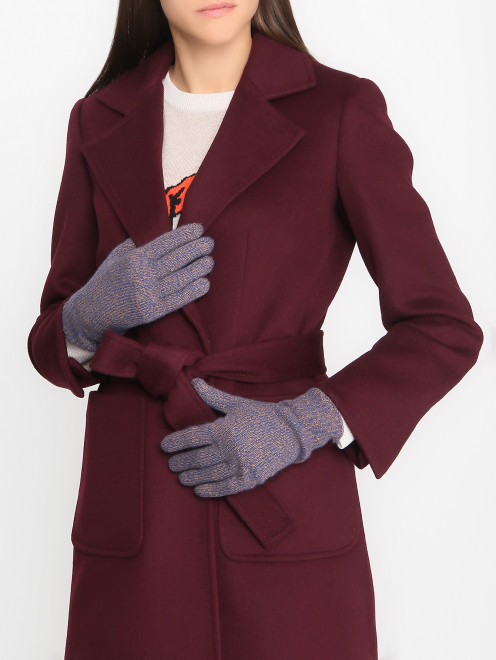 Перчатки из кашемира мелкой вязки Weekend Max Mara - МодельОбщийВид