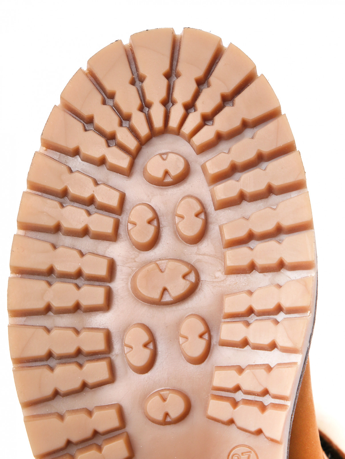 Комбинированные ботинки из замши с меховой отделкой BOSCO  –  Обтравка4  – Цвет:  Бежевый