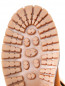 Комбинированные ботинки из замши с меховой отделкой BOSCO  –  Обтравка4
