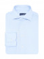 Однотонная рубашка из хлопка LARDINI  –  Общий вид