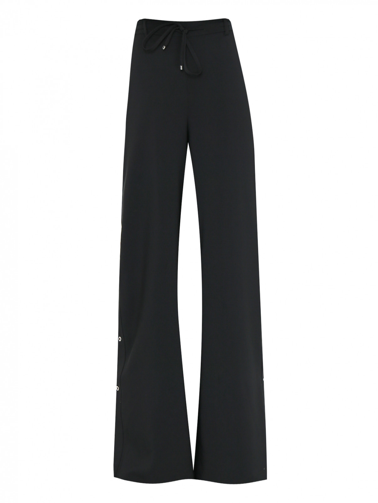 Широкие брюки на резинке Zuhair Murad  –  Общий вид  – Цвет:  Черный