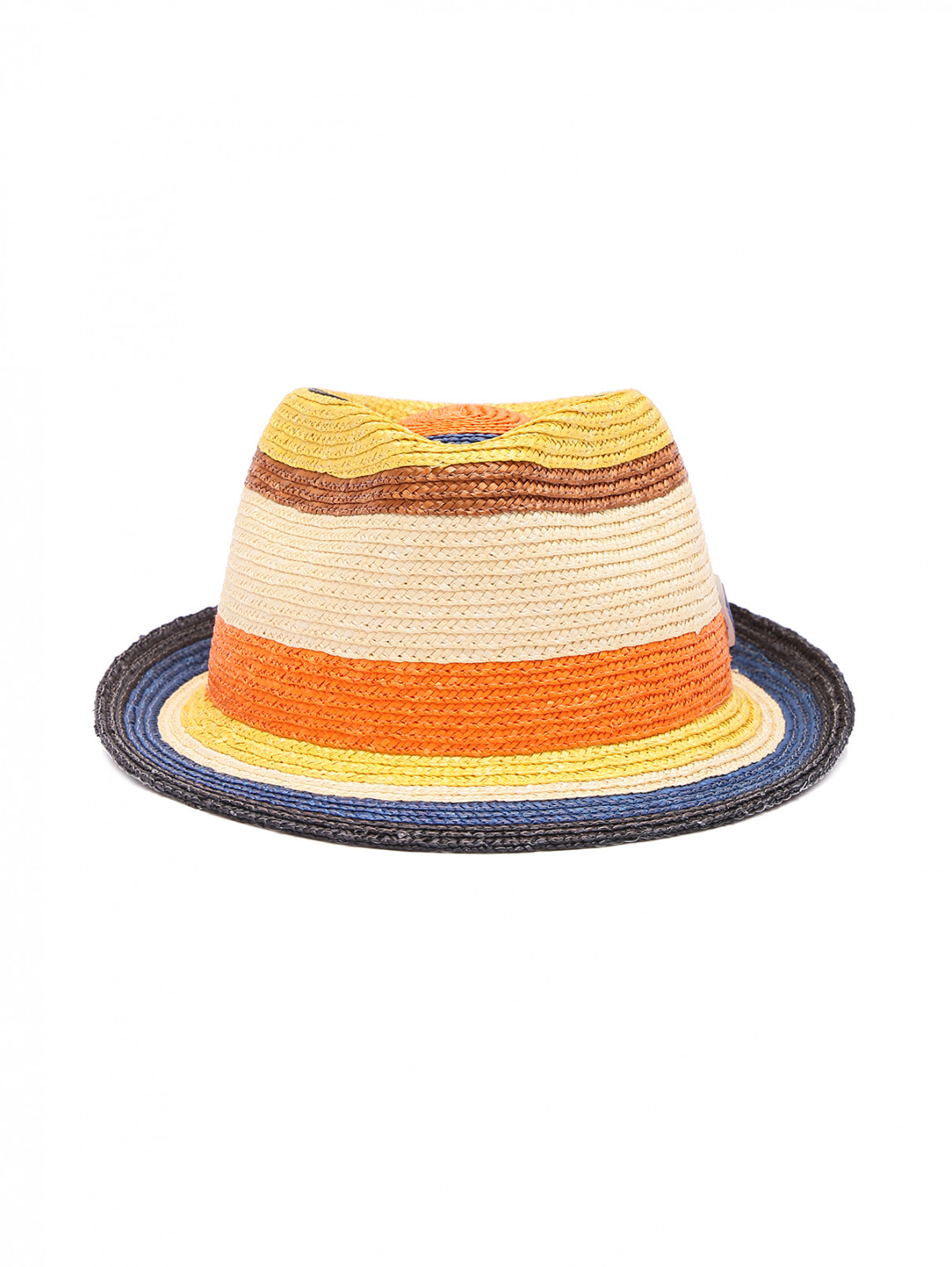Шляпа из соломы с узором Stetson  –  Общий вид  – Цвет:  Мультиколор