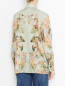 Блуза из шелка с узором Alberta Ferretti  –  МодельВерхНиз1