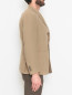 Двубортный пиджак из льна с карманами LARDINI  –  МодельВерхНиз1