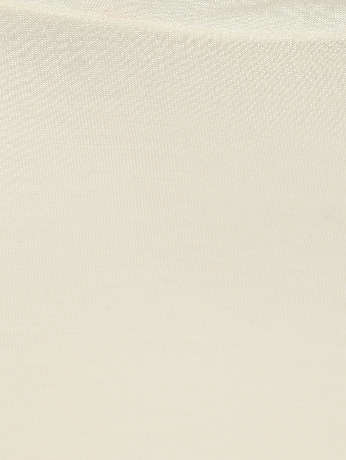Футболка из хлопка с анималистичным принтом Kira Plastinina  –  Деталь  – Цвет:  Белый