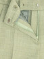 Прямые брюки из шерсти со стрелками Emporio Armani  –  Деталь1