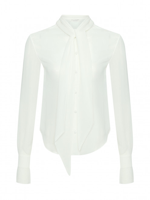 Полупрозрачная блуза из вискозы - Общий вид