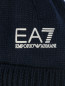 Шапка из шерсти с принтом EA7 Emporio Armani  –  Деталь