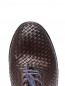 Туфли из текстурной кожи на шнурках ALBERTO FASCIANI  –  Обтравка3