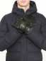 Перчатки кожаные с вязаной подкладкой Portolano  –  МодельОбщийВид