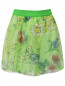Шелковая юбка с цветочным узором MiMiSol  –  Общий вид
