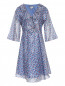Платье-миди из шелка с цветочным узором Paul&Joe  –  Общий вид