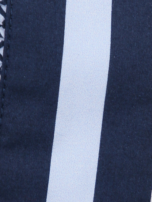 Блуза из хлопка с воротником-плиссе - Деталь1