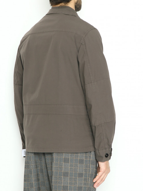 Куртка на пуговицах с накладными карманами - МодельВерхНиз1