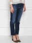 Джинсы из хлопка, с потертостями , зауженные к низу AG Jeans  –  МодельВерхНиз