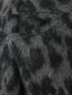 Полупальто из смесовой шерсти с анималистичным узором Max&Co  –  Деталь
