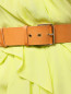 Платье из шелка с драпировкой и ремнем из кожи Moschino  –  Деталь