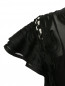 Платье из шелка с аппликацией и декоративными воланами Jean Paul Gaultier  –  Деталь