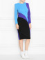 Платье-футляр из комбинированной ткани Marina Rinaldi  –  МодельОбщийВид