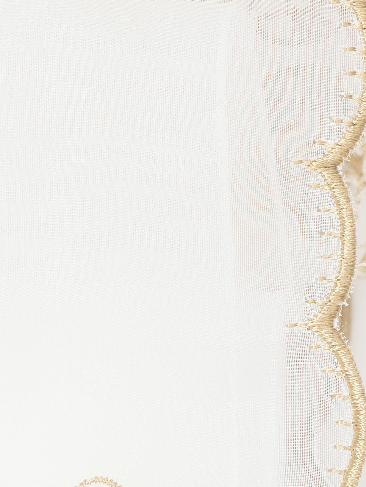 Шелковая юбка из шитья Elie Saab  –  Деталь1  – Цвет:  Белый