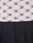 Трикотажное платье с узором Max&Co  –  Деталь