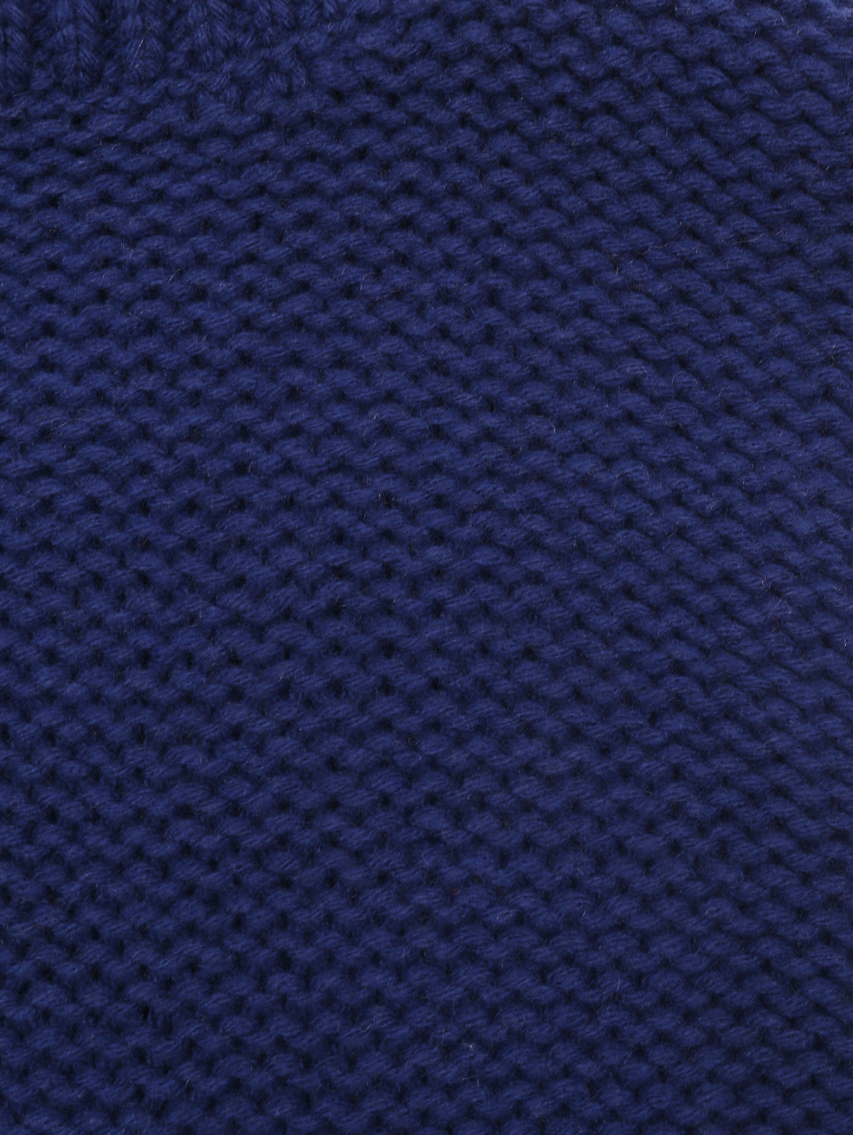 Вязаный топ из шерсти Luisa Spagnoli  –  Деталь  – Цвет:  Синий