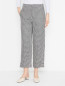 Брюки в гусиную лапку Max Mara  –  МодельВерхНиз