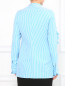 Рубашка из хлопка с узором в полоску с рюшами Jil Sander  –  Модель Верх-Низ1