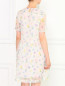 Платье из шелка с цветочным узором Dondup  –  Модель Верх-Низ1