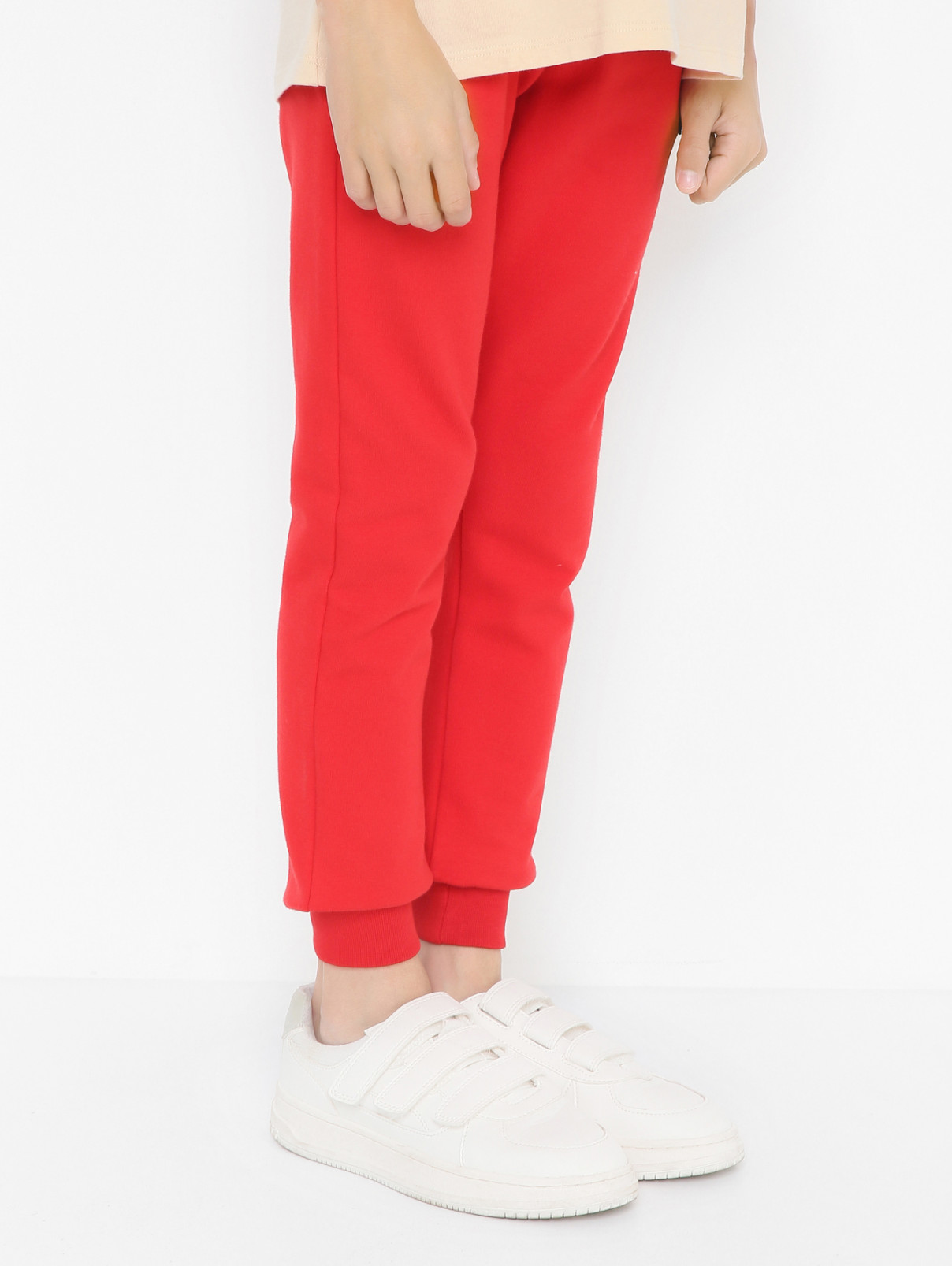 Трикотажные брюки с карманами Philipp Plein  –  МодельВерхНиз  – Цвет:  Красный