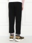 Трикотажные брюки с контрастной отделкой Dolce & Gabbana  –  МодельВерхНиз1