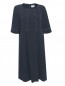 Платье-миди с контрастной отстрочкой Marina Rinaldi  –  Общий вид