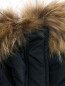 Стеганое пальто с капюшоном и поясом Ermanno Scervino Junior  –  Деталь1