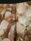 Юбка-трапеция из хлопка с цветочным узором и боковыми карманами Les Copains  –  Деталь