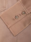 Блуза однотонная на пуговицах с карманами Nanushka  –  Деталь1
