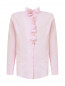 Хлопковая блуза с оборками Aletta Couture  –  Общий вид