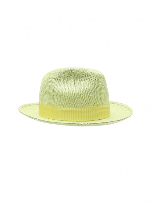 Шляпа из соломы с лентой - Обтравка1