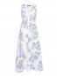 Платье-миди из льна с узором PennyBlack  –  Общий вид