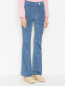 Вельветовые брюки из хлопка с карманами Luisa Spagnoli  –  МодельВерхНиз