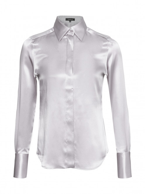 Блуза из шелка на пуговицах - Общий вид