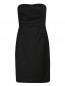 Платье-футляр из шерсти со сборкой на груди DKNY  –  Общий вид