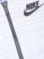 Толстовка из смешанного хлопка на молнии с логотипом Nike  –  Деталь