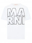 Трикотажная футболка с принтом Marni  –  Общий вид