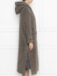 Пальто из шерсти с капюшоном Maison Lener  –  МодельВерхНиз2