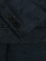 Пиджак из хлопка и шерсти с узором Emporio Armani  –  Деталь