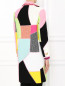 Пальто двубортное из смесового хлопка с декоративной отделкой Moschino Couture  –  Модель Верх-Низ1